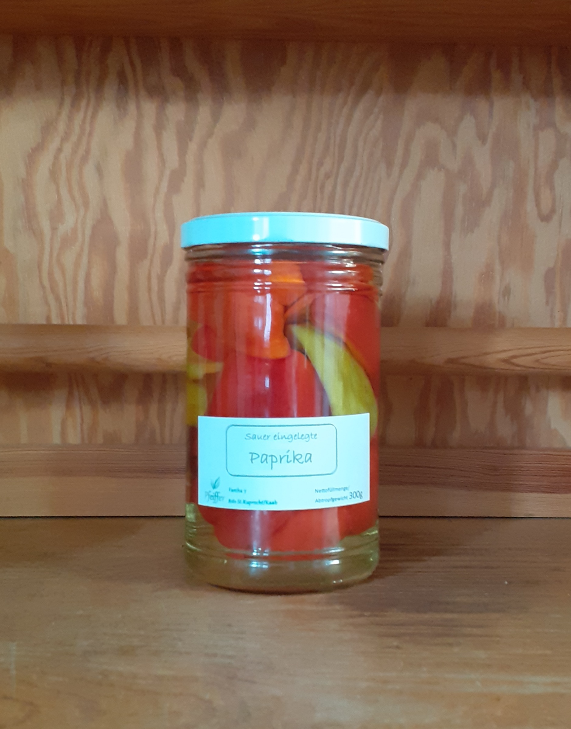 Moakt.at. Sauer eingelegte Paprika 300g