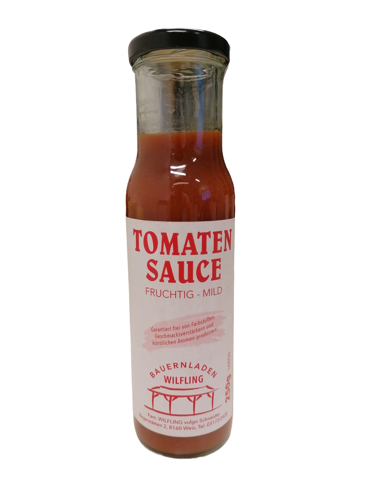 Moakt.at. Tomaten-Sauce mild 250 ml