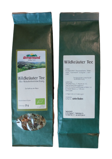 Bild von Bio-Kräutertee "Wildkräutertee" 20g