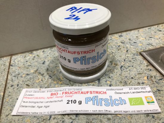 Bild von Bio-Fruchtaufstrich Pfirsich