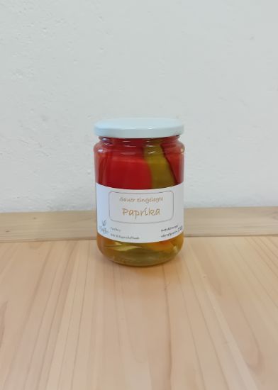 Bild von Sauer eingelegte Paprika 130g