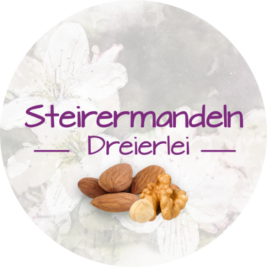 Picture of Steirermandeln Dreierlei - 100g Glas